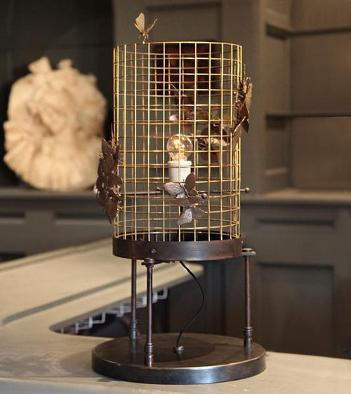 Haunt Cage Lamp, Small by Jane Hallworth